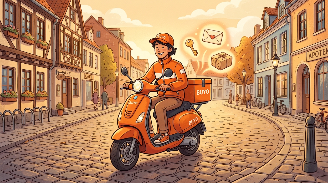 BUYO courier scooter in Slagelse